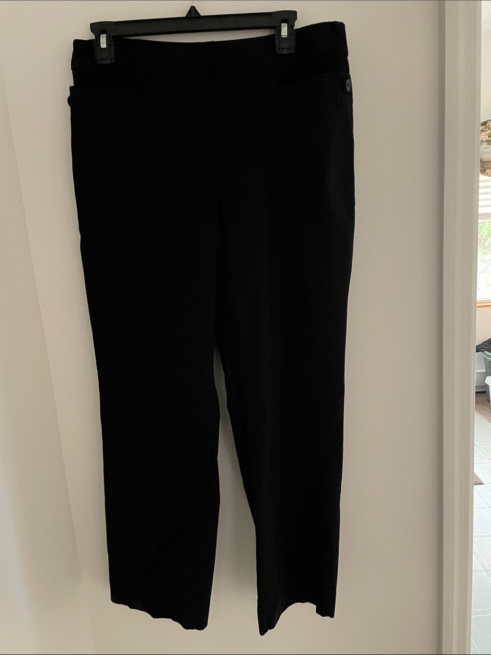 Lane Bryant Black Straight Leg Pants